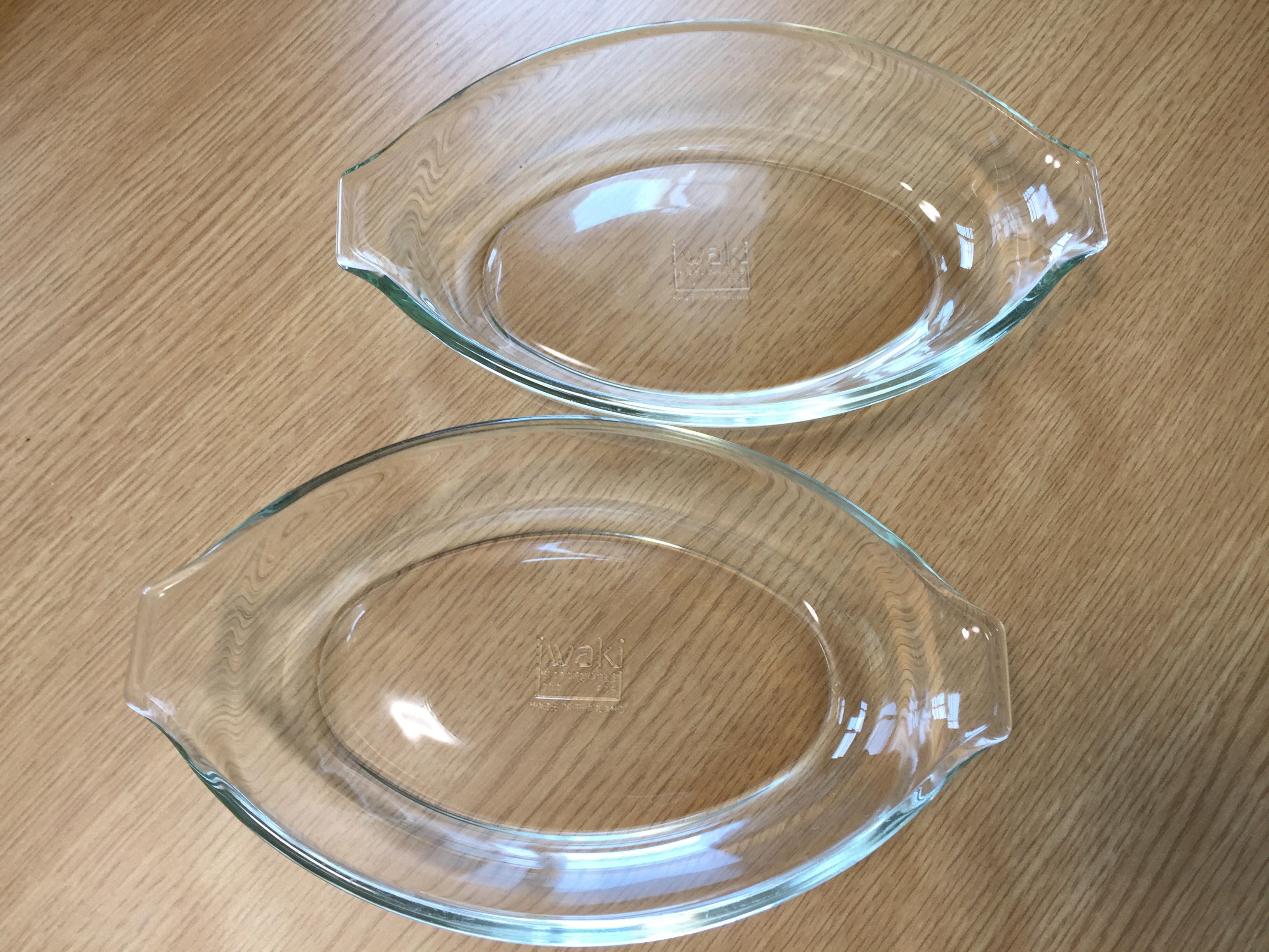 iwaki 耐熱ガラス グラタン皿